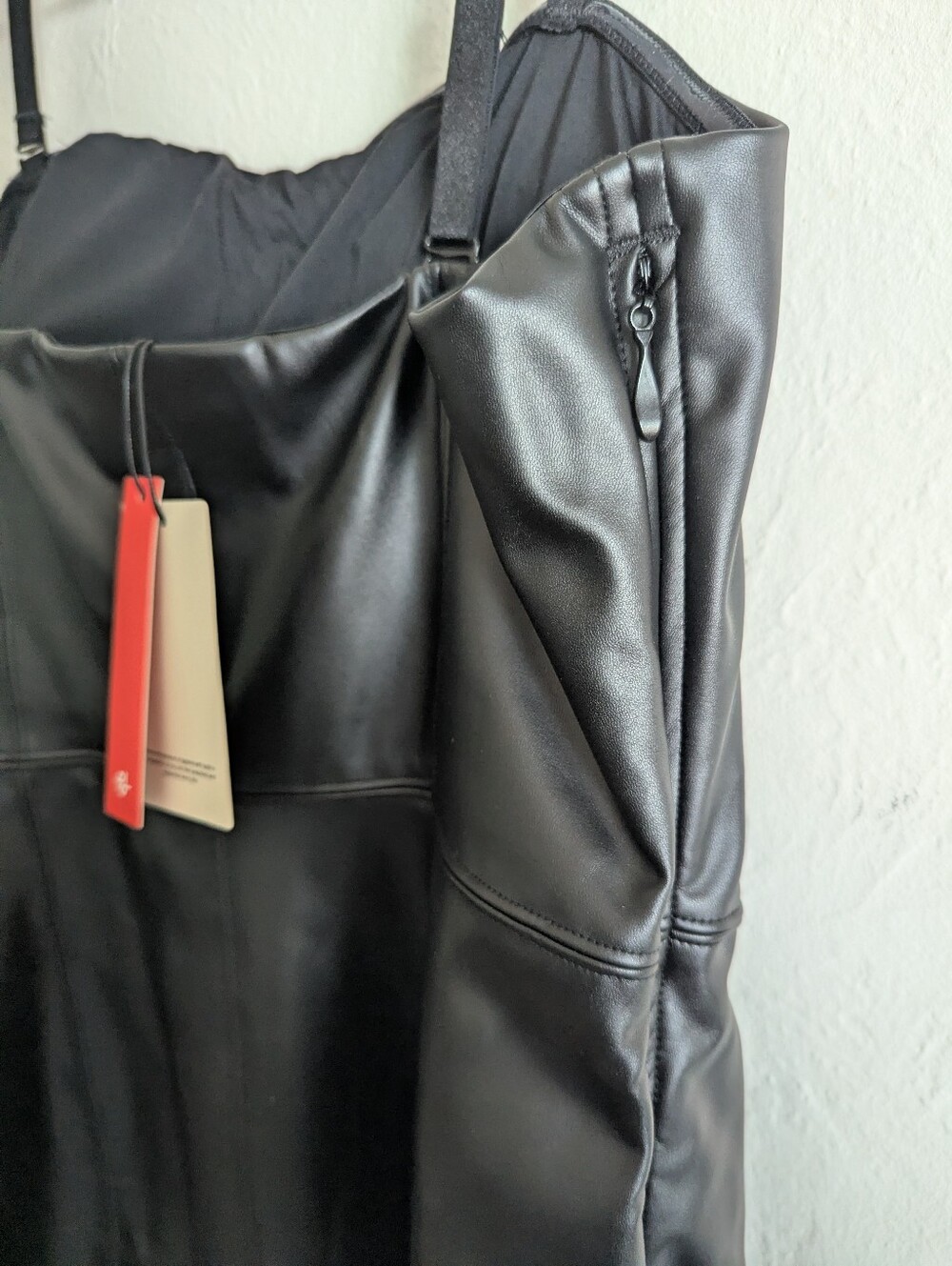 NWT Popilush Sculpting Faux Leather Dress Women's Size 3X - Picture 4 of 13